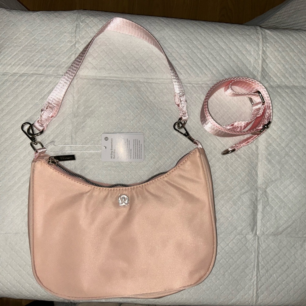 lululemon athletica Pink Shoulder Bag with Detachable Strap
